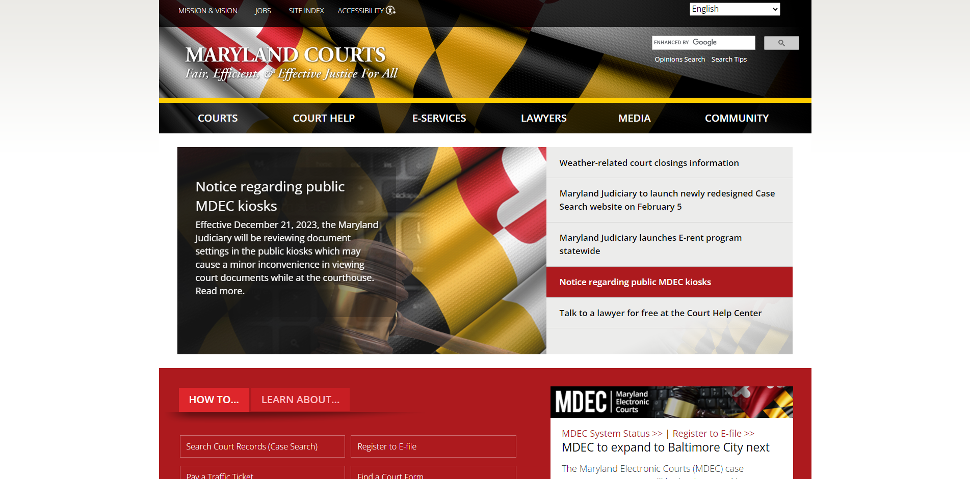 Maryland Court System